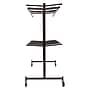 National Public Seating Folding Chair Dolly, Chair Truck w/ Checkerette Bars, Brown (84-60)~#|#~sp122994676_sc7
