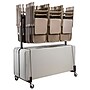 National Public Seating Double-Tiered Table/Chair Dolly, Brown (42-8)~#|#~sp122994733_sc7
