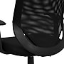 Flash Furniture Norris Ergonomic Mesh Swivel Mid-Back Tapered Back Task Office Chair, Black (LFW95ABK)~#|#~sp123068901_sc7