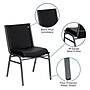Flash Furniture HERCULES Series Vinyl Stack Chair, Black (XU60153BKVYL)~#|#~sp123069000_sc7