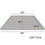 Flash Furniture Wren Trapezoid Activity Table, 22.5" x 45", Height Adjustable, Gray (XUA2448TRAPGYHA)~#|#~sp123069425_sc7