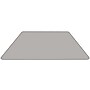 Flash Furniture Wren Trapezoid Activity Table, 22.5" x 45", Height Adjustable, Gray (XUA2448TRAPGYHA)~#|#~sp123069726_sc7