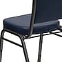 Flash Furniture HERCULES Series Vinyl Banquet Stacking Chair, Navy/Silver Vein Frame, 4 Pack (4FDC01SVNY)~#|#~sp123070383_sc7