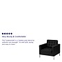 Flash Furniture Hercules Lacey Leather Accent Chair, Black (ZBLACEY8312CHBK)~#|#~sp123071183_sc7