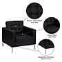 Flash Furniture Hercules Lacey Leather Accent Chair, Black (ZBLACEY8312CHBK)~#|#~sp123071226_sc7
