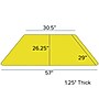 Flash Furniture Wren Trapezoid Activity Table, 29" x 57", Height Adjustable, Yellow (XUA3060TRPYELTP)~#|#~sp123071580_sc7