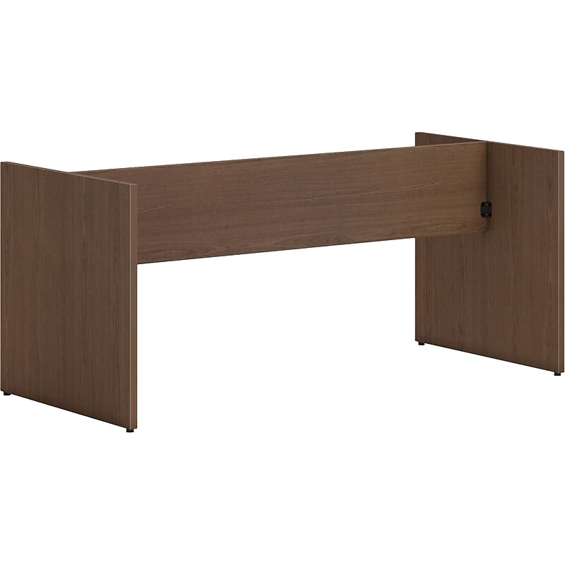HON Mod 63.5" Slab Base for 96" Table Top, Sepia Walnut (HLPLTBL96BASE.LSE1) image 1