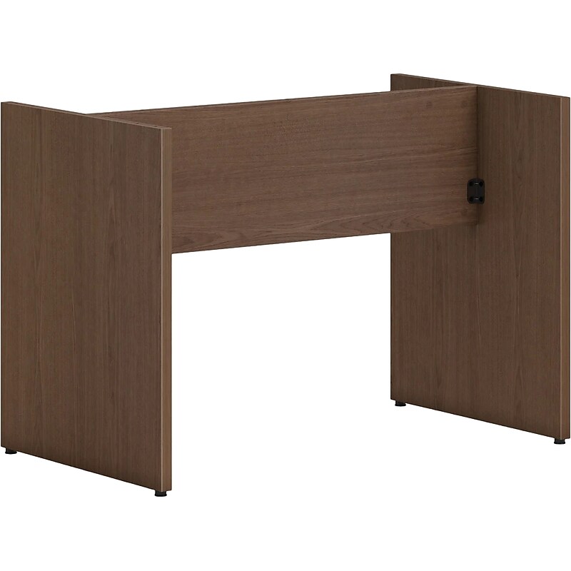 HON Mod 39.5" Slab Base for 72" Table Top, Sepia Walnut (HLPLTBL72BASE.LSE1) image 1