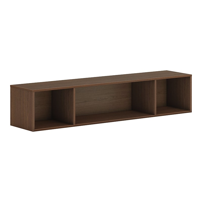 HON Mod 13.5" Wall Cabinet with 1 Shelf, Sepia Walnut (HLPLWMH66.LSE1) image 1