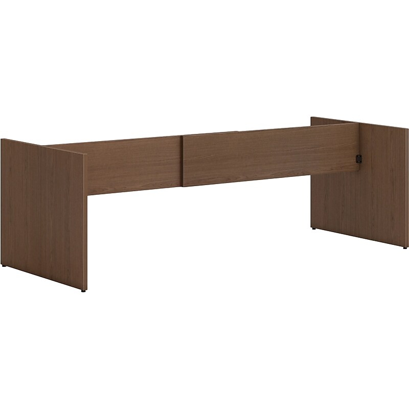 HON Mod Slab Base for 120" Table Top, Sepia Walnut (HLPLTBL120BASE.LSE1) image 1