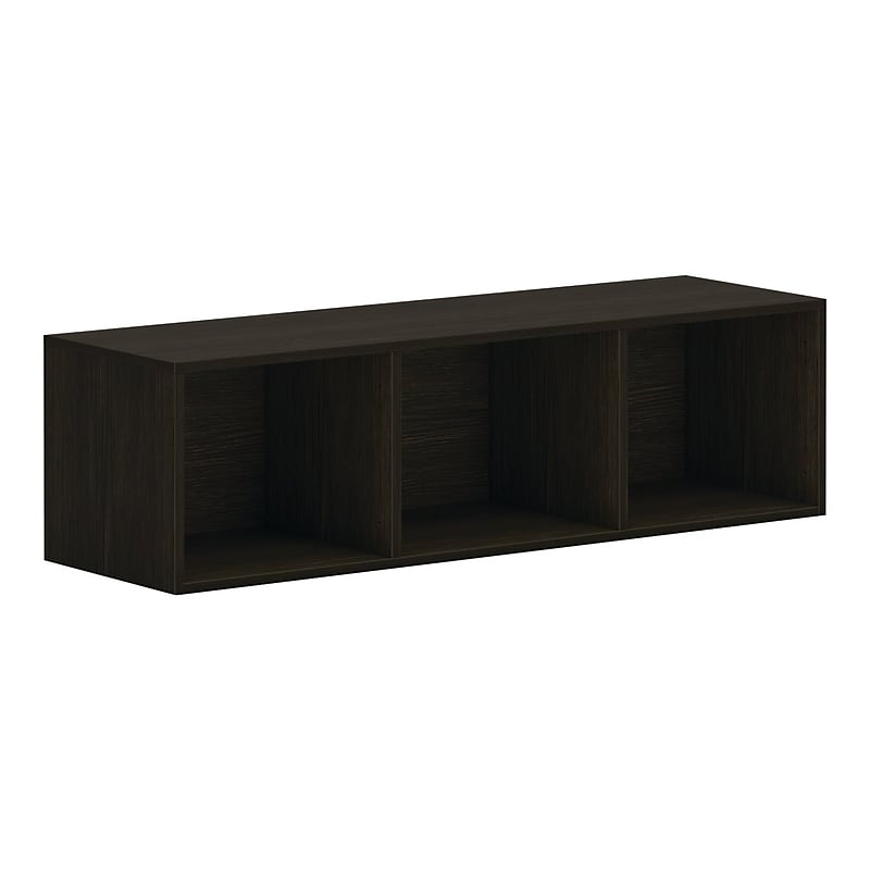 HON Mod 13.5" Wall Cabinet with 1 Shelf, Java Oak (HLPLWMH48.LJA1) image 1