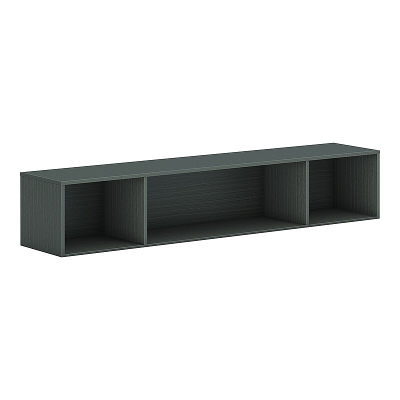 HON Mod 13.5" Wall Cabinet with 1 Shelf, Slate Teak (HLPLWMH72.LSL1) image 1
