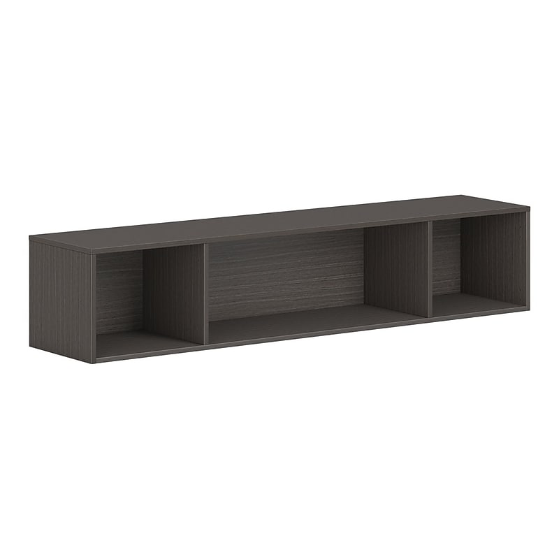 HON Mod 13.5" Wall Cabinet with 1 Shelf, Slate Teak (HLPLWMH66.LSL1) image 1