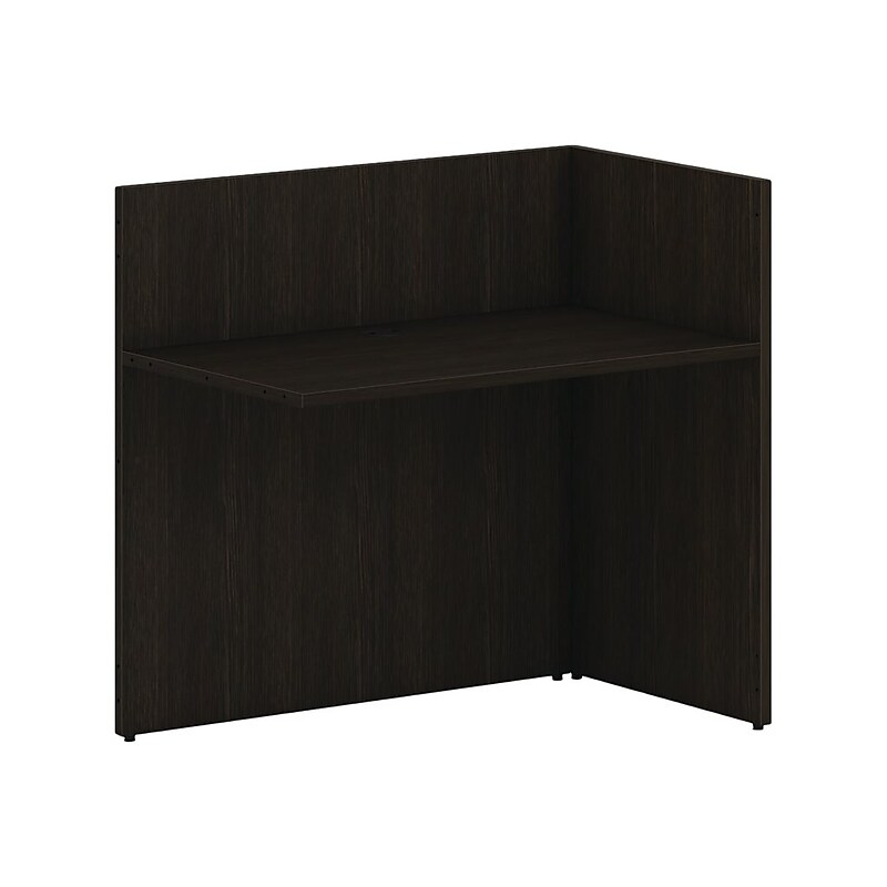 HON Mod 42" Reception Return Shell Desk, Java Oak (HLPLRCPNRS4225.LJA1) image 1