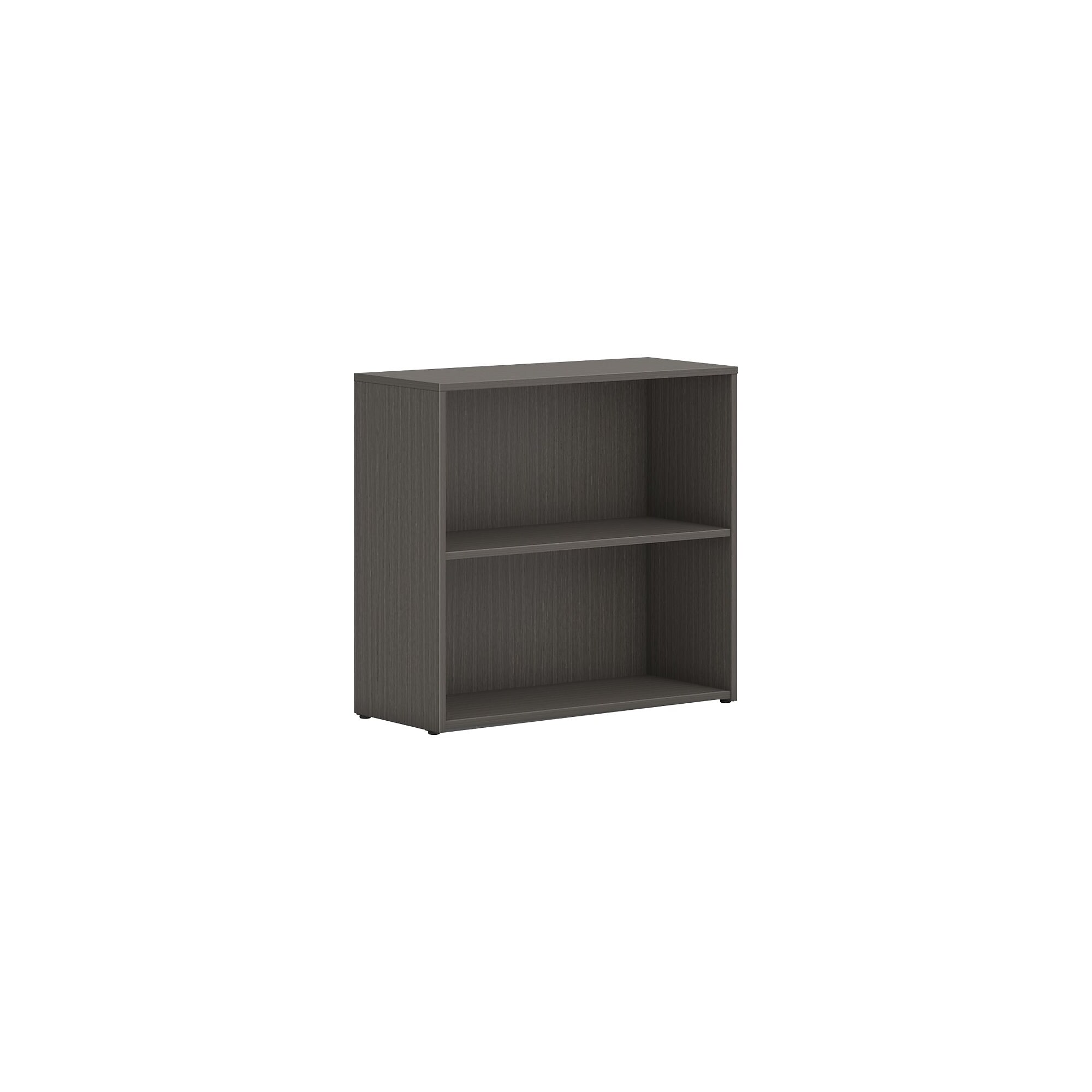 HON Mod 29″H 2-Shelf Bookcase, Slate Teak (HLPLBC3013B2.LSL1) Sansujyuku sansujyuku.com