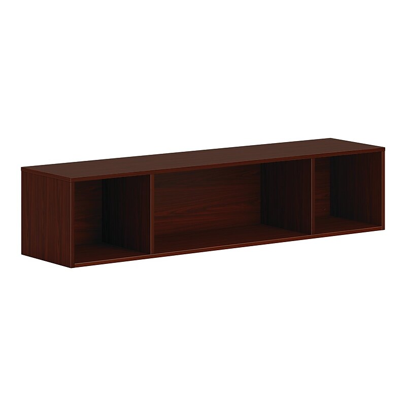 HON Mod 13.5" Wall Cabinet with 1 Shelf, Traditional Mahogany (HLPLWMH60.LTM1) image 1