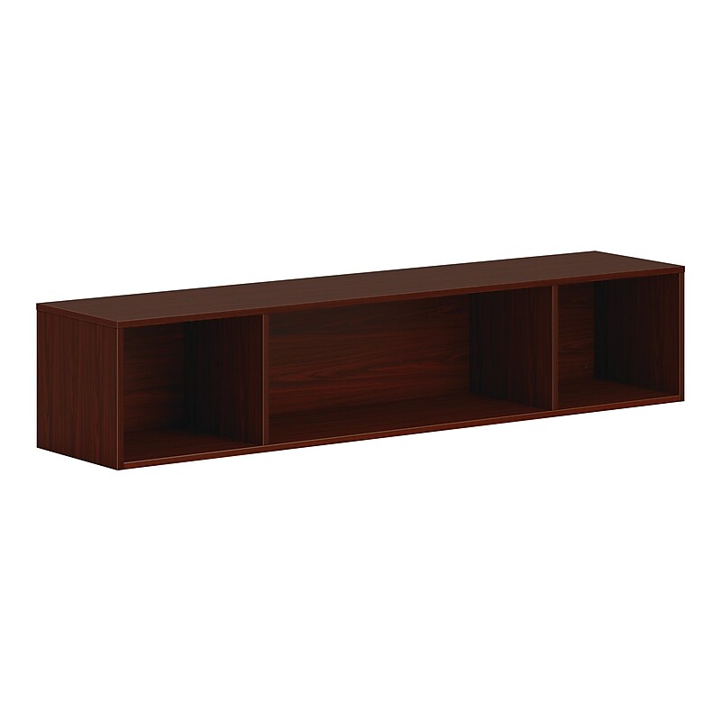 HON Mod 13.5" Wall Cabinet with 1 Shelf, Traditional Mahogany (HLPLWMH66.LTM1) image 1