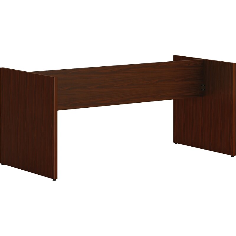 HON Mod 63.5" Slab Base for 96" Table Top, Traditional Mahogany (HLPLTBL96BASE.LTM1) image 1