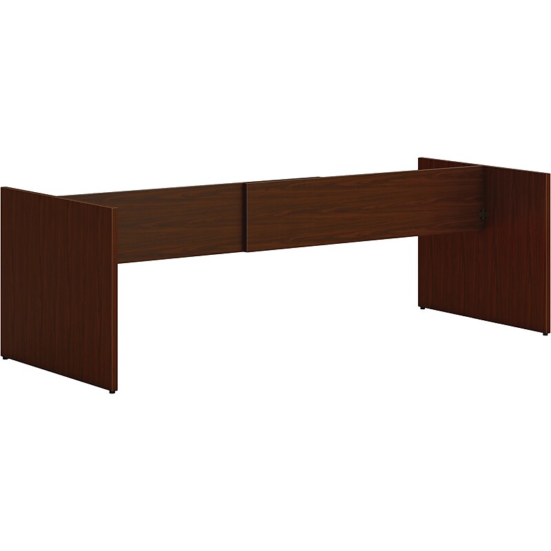 HON Mod Slab Base for 120" Table Top, Traditional Mahogany  (HLPLTBL120BASE.LTM1) image 1