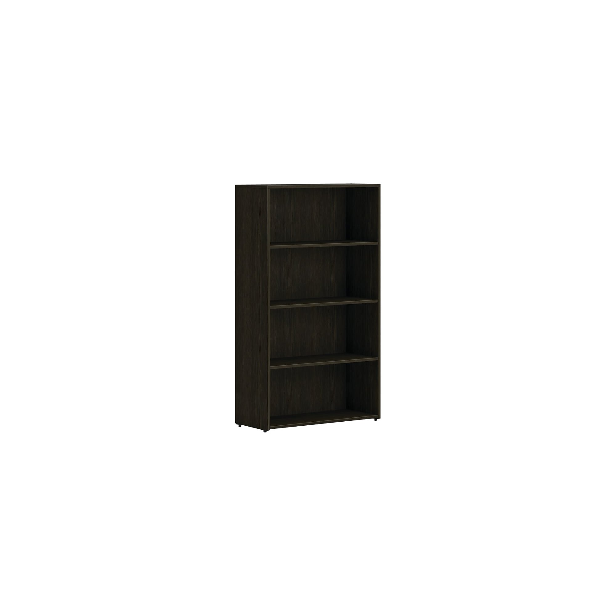 HON Mod 53″H 4-Shelf Bookcase, Java Oak (HLPLBC3013B4.LJA1) Sansujyuku sansujyuku.com