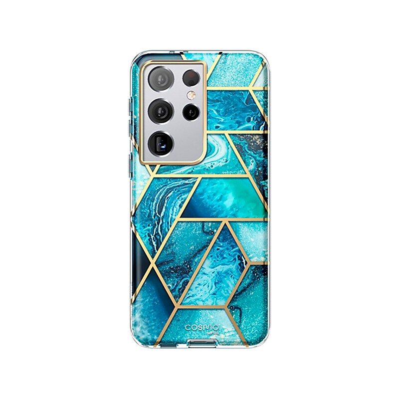 i-Blason Cosmo Ocean Blue Case for Samsung Galaxy S21 Ultra (Galaxy-S21Ultra-Cosmo-Ocean) image 1