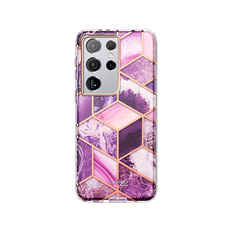 i-Blason Cosmo Marble Purple Case for Samsung Galaxy S21 Ultra (Galaxy-S21Ultra-Cosmo-Ameth) image 1