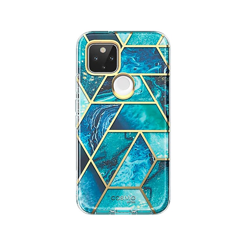 i-Blason Cosmo Ocean Blue Case for Google Pixel 5 (GooglePixel5-Cosmo-SP-Ocean) image 1