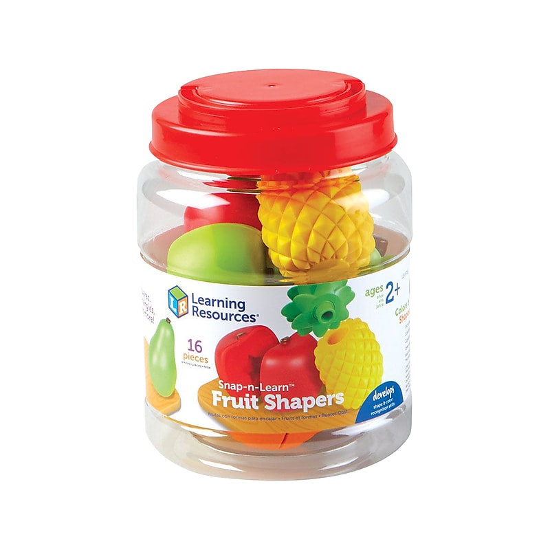 Learning Resources Snap-n-Learn Fruit Shapers, Multicolor (LER6 6715) image 1
