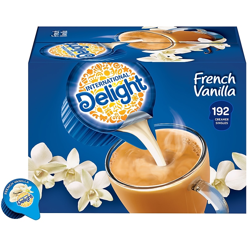 International Delight French Vanilla Liquid Creamer, 0.44 oz., 192/Carton (WWI101521) image 1