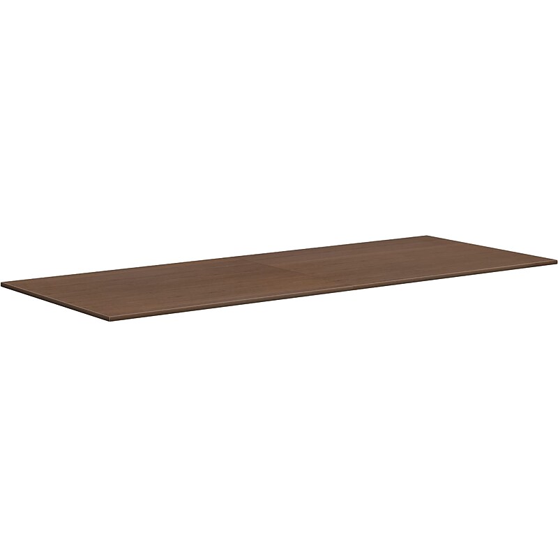 HON Mod 48"W x 120"D 1" Thickness Rectangular Table Top, Laminate, Sepia Walnut (HLPLTBL48120RCT.LSE1) image 1