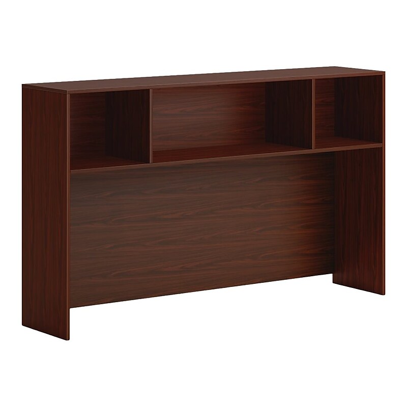 HON Mod 66"W Desktop Hutch, Traditional Mahogany (HONLDH66LT1) image 1