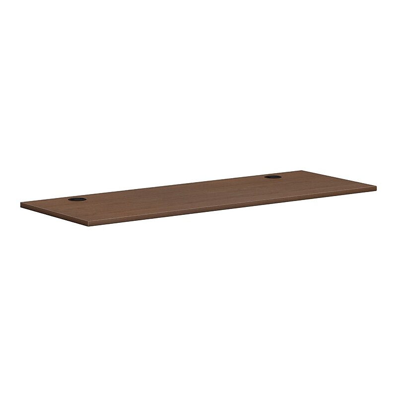 HON Mod 66" Table Top, Sepia Walnut  (HLPLRW6624.LSE1) image 1