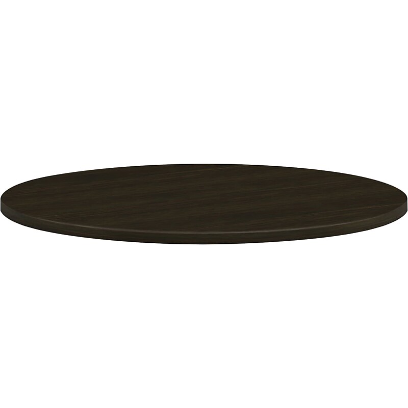 HON Mod 36" Conference Table Top, Java Oak (HLPLTBL36RND.LJA1) image 1