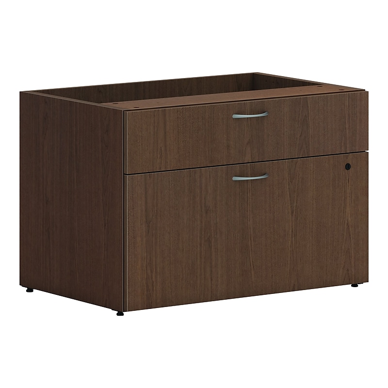 HON Mod 21" Drawer Cabinet, Sepia Walnut (HLPLCL3020BF.LSE1) image 1
