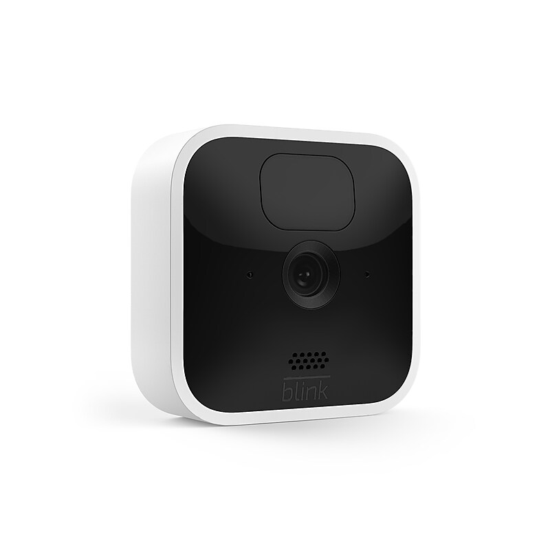 Blink Indoor Wireless Add-On Security Camera, White (B086DL32QX) image 1