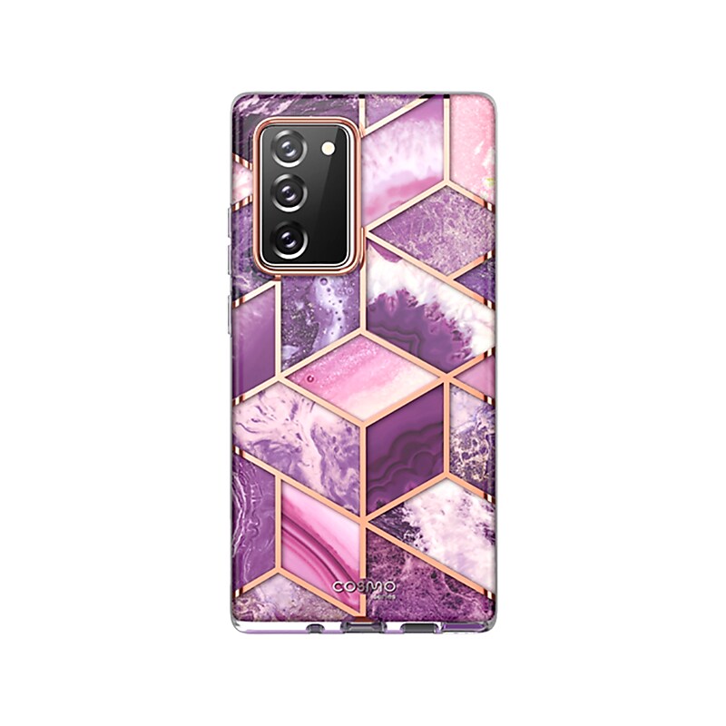 i-Blason Cosmo Marble Purple Case for Samsung Galaxy Note20 (Galaxy-Note20-Cosmo-Ameth) image 1