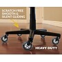 Lifelong Wheels Rollerblade Style Office Chair Casters Replacement Chair Wheels, Black/Gray (BL2375)~#|#~sp123226805_sc7
