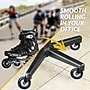 Lifelong Wheels Rollerblade Style Office Chair Casters Replacement Chair Wheels, Black/Gray (BL2375)~#|#~sp123226809_sc7