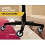 Lifelong Wheels Rollerblade Style Office Chair Casters Replacement Chair Wheels, Black/Gray (BL2375)~#|#~sp123226812_sc7