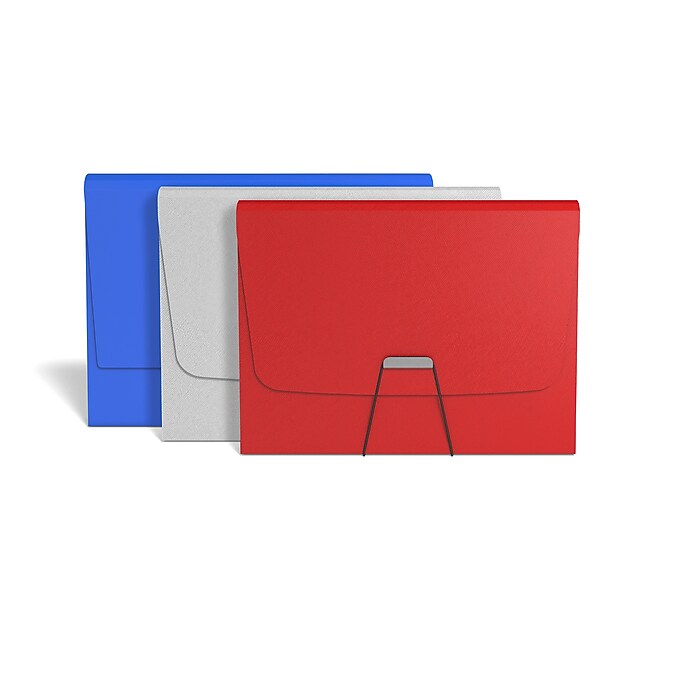TRU RED Moisture Resistant Reinforced Plastic Accordion Files, 7