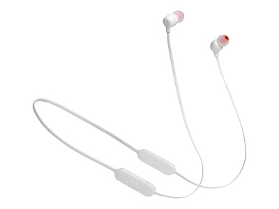 JBL TUNE 125BT Wireless Bluetooth Stereo In-Ear Headphones, White (JBLT125BTWHTAM) Sansujyuku sansujyuku.com