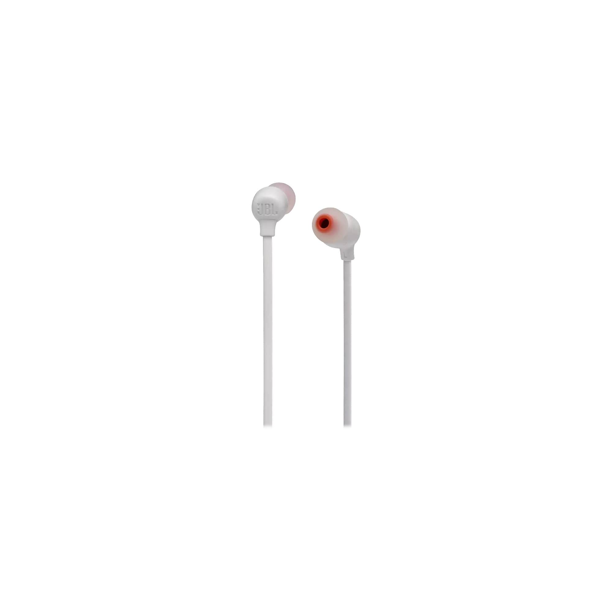 JBL TUNE 125BT Wireless Bluetooth Stereo In-Ear Headphones, White (JBLT125BTWHTAM) Sansujyuku sansujyuku.com