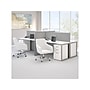 Bush Business Furniture Easy Office 3-Drawer Mobile Vertical File Cabinet, Letter/Legal Size, Lockable, Pure White (EOF116WH-03)~#|#~sp123233037_sc7
