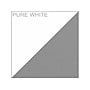 Bush Business Furniture Easy Office 45"H x 60"W L-Shaped Cubicle Panel Workstation, Pure White/Silver Gray (EOD360WH-03K)~#|#~sp123233063_sc7