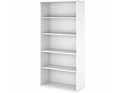 Bush Business Furniture Easy Office 5-Shelf Bookcase