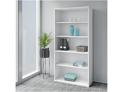 Bush Business Furniture Easy Office 5-Shelf Bookcase - Thumbnail 2