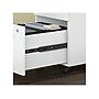 Bush Business Furniture Easy Office 2-Drawer Mobile Vertical File Cabinet, Letter/Legal Size, Lockable, Pure White (EO108WHSU)~#|#~sp123233198_sc7