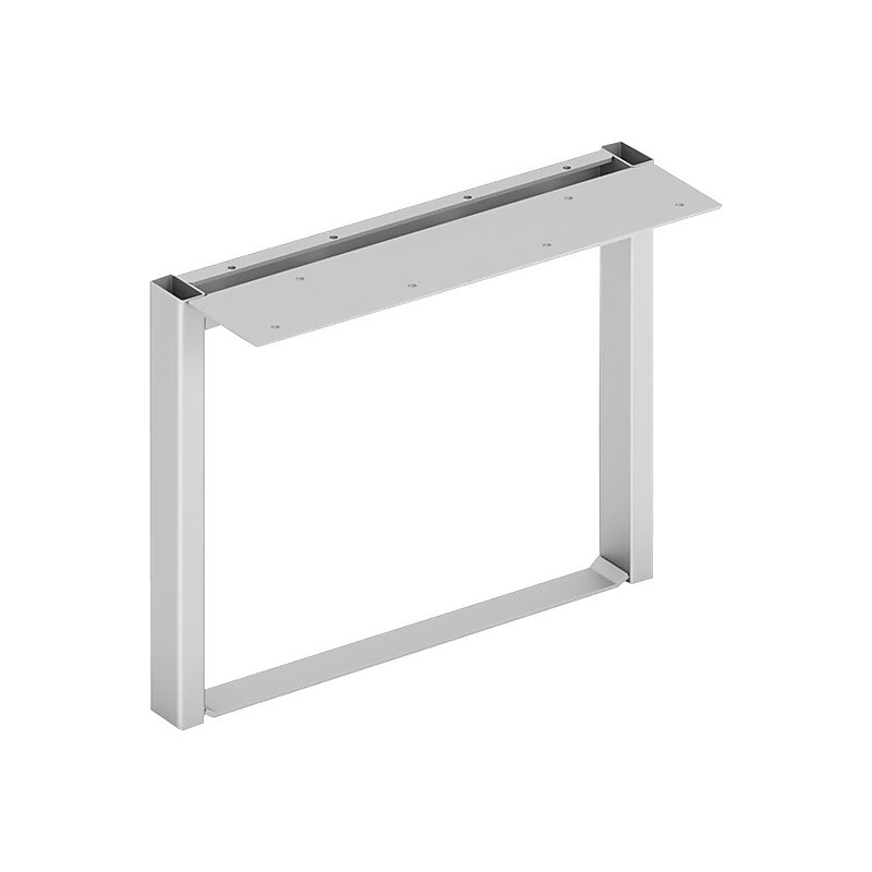 HON Mod 10.5" Metal Overhead Support Leg, Silver (HLPLOS10.SLVR) image 1