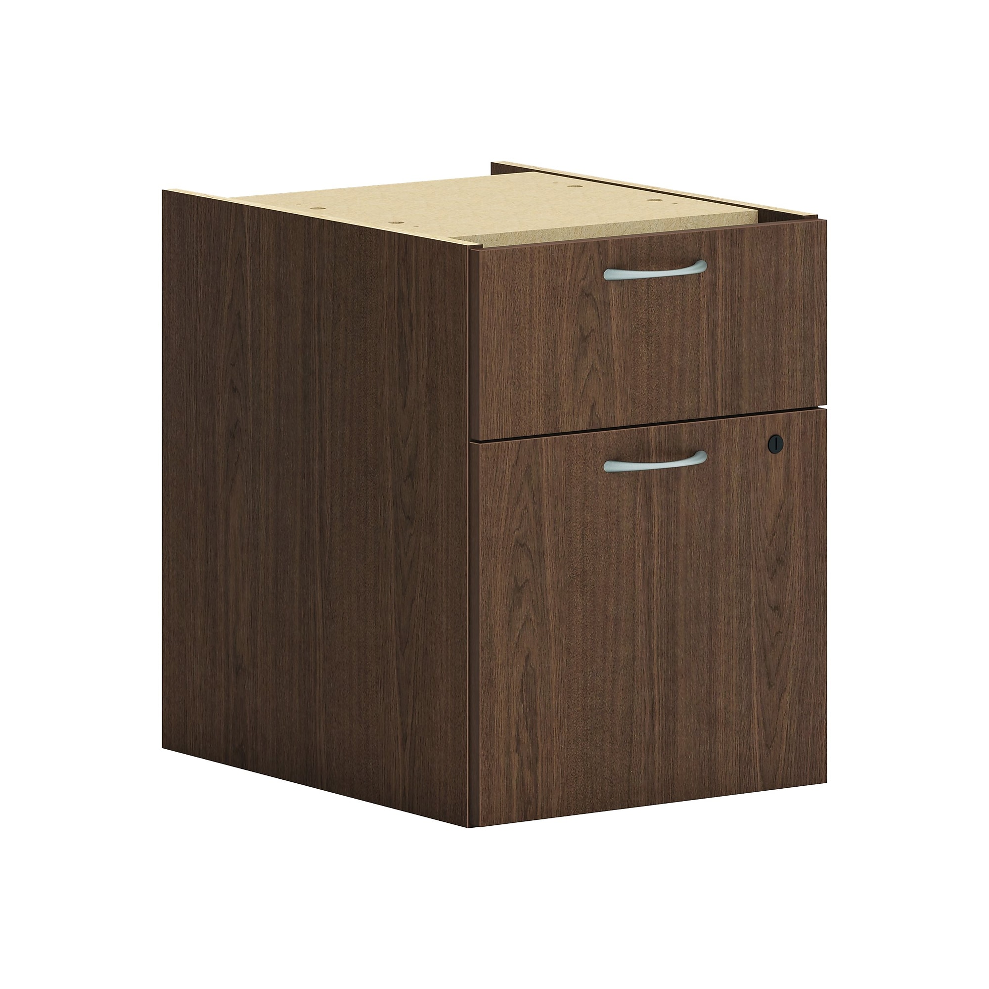 HON Mod 2-Drawer Mobile Vertical File Cabinet, Letter/Legal Size, Lockable, 20″H x 15″W x 20″D, Sepia Walnut (HONPLPHBFLE1) Sansujyuku sansujyuku.com