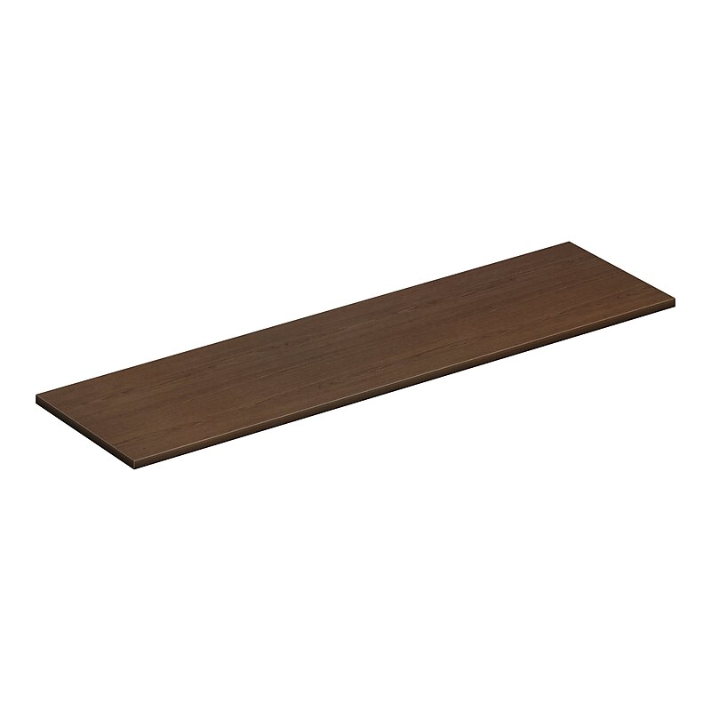 HON Mod 72" Low Credenza Cabinet Top, Sepia Walnut (HLPLCL7220TOP.LSE1) image 1